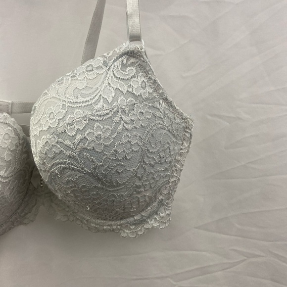 Smart & Sexy White Style 85046 Floral 40C Bra - Picture 3 of 8